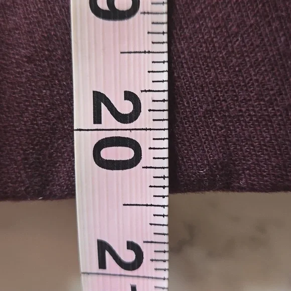 Vintage Finity Maroon Wine Wool Blend Jacket Black Velvet Collar Tailored Boxy - Picture 8 of 8